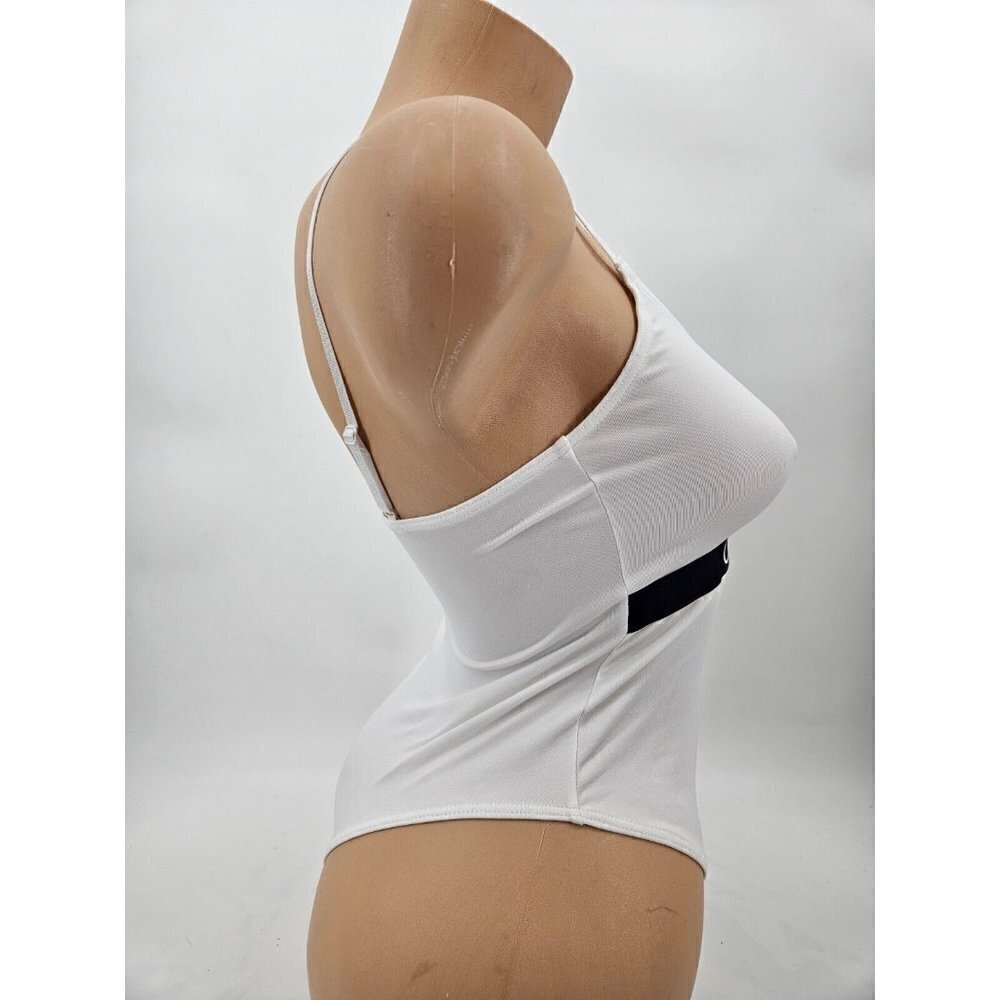 New OW Intimates Bodysuit Womens Small/6 White Tank Sleeveless Top - Picture 3 of 8